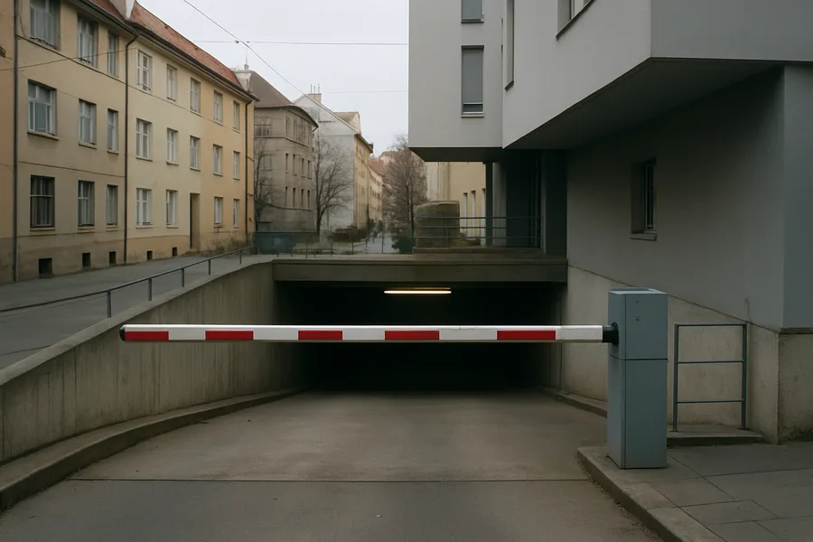 Ulaz u podzemnu garažu s rampom - Zagreb